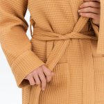 Long Waffle Fabric Robe for Women - Image 9