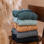 Long Waffle Fabric Robe for Men - Image 6