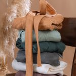 Short Waffle Fabric Robe for Women - Image 7