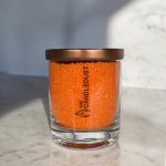 Unscented Powder Candle in Glass - Orange 160g - Image 3