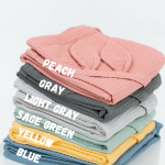 Waffle Fabric Towel with Bunny Ears - Image 7