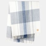 Natural Alpaca Wool Throw – Classic Tartan - Image 3