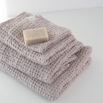 Honeycomb Waffle Towel - Powder - Image 6
