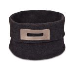 Wool Felt Omaking Basket - Dark Grey/Grey - Image 2
