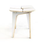 Woodpecker Wooden Stool - White - Image 3