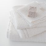 Honeycomb Waffle Towel - White - Image 2
