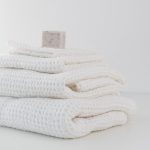 Honeycomb Waffle Towel - White - Image 7