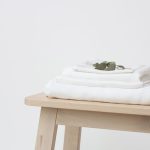 Honeycomb Fine Waffle Towel - White - Image 4