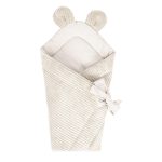 Baby Swaddle Wrap for Sleeping and Cuddling – Ecru