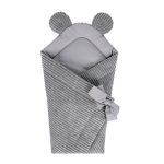 Baby Swaddle Wrap for Sleeping and Cuddling – Grey