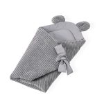 Baby Swaddle Wrap for Sleeping and Cuddling – Grey - Image 2