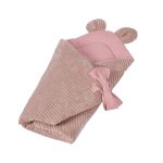 Baby Swaddle Wrap for Sleeping and Cuddling – Powder Pink - Image 2