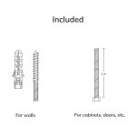 Beech Wood Wall Hooks / Knobs – 2 pcs - Image 2