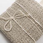 Big Linen Towel - Textured Grey - Image 2