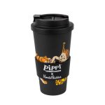 Biodegradable Take-Away Mug Pippi - Black - Image 4