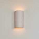 Ceramic wall light CURVE - Extra Matte White