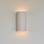 Ceramic wall light CURVE - Extra Matte White Textured