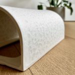 Ceramic wall light CURVE - Raw White - Image 10