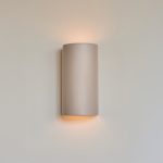 Ceramic wall light CURVE - Taupe