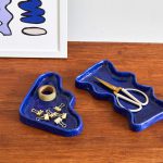 Ceramic Wave Tray – Rectangular Blue - Image 5