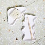 Ceramic Wave Tray – Rectangular White - Image 2
