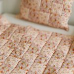 Cotton Quilted Patchwork Blanket + Pillow Set Large - Spring Garden - Image 2