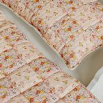 Cotton Quilted Patchwork Blanket + Pillow Set Small - Spring Garden - Image 4