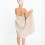 Cotton Waffle Sauna Wrap With Velcro - Image 10