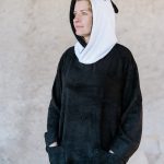 Unisex OEKO-TEX Bamboo Terry Poncho PANDA - For Adults - Image 4