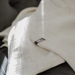 Soft Muslin Cotton Blanket - Ivory White - Image 2