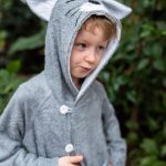 Bamboo Terry Bathrobe CAT – For KIDS (Size 122-150) - Image 3