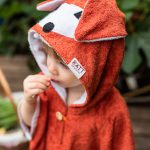 Short-Sleeve Poncho FOX - For TODDLERS