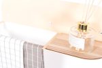 Steel & Wood Towel Rack - Beige - Image 2