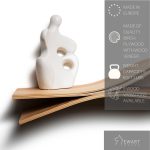 Floating Wooden Wall Shelf - Fish - Image 2