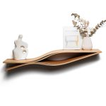 Floating Wooden Wall Shelf - Fish - Image 7