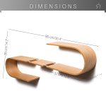 Floating Wooden Wall Shelf - Luno - Image 4