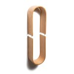 Floating Wooden Wall Shelf - Oval - Image 2