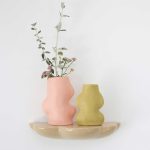 Fluxo Ceramic Vase Small - Pistachio - Image 2