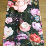 Francine Black Table Runner with Tassels - Image 2