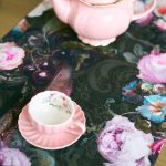 Francine Black Table Runner with Tassels - Image 4