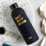 SEIK water bottle / thermos - Get shit done - black 500 ml steel - Image 4