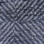 Big Linen Towel - Blue Fishbone - Image 3