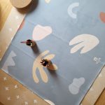 Kids Mealtime Floor Mat, Non-Slip & Waterproof - Organic Sea