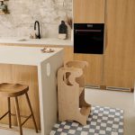 Kids Mealtime Floor Mat, Non-Slip & Waterproof - Chess Azure