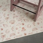 Kids Mealtime Floor Mat, Non-Slip & Waterproof - Palm Beach Terra - Image 4