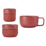 La Cafetière Red Coffee Mugs, 3 pcs - Image 2