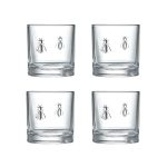 Bee Whiskey Glasses Set of 4, 250 ml - Image 2