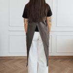 Linen Crossed Back Apron - Image 6