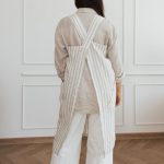 Linen Crossed Back Apron - Image 16