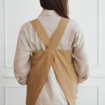 Linen Crossed Back Apron - Image 5